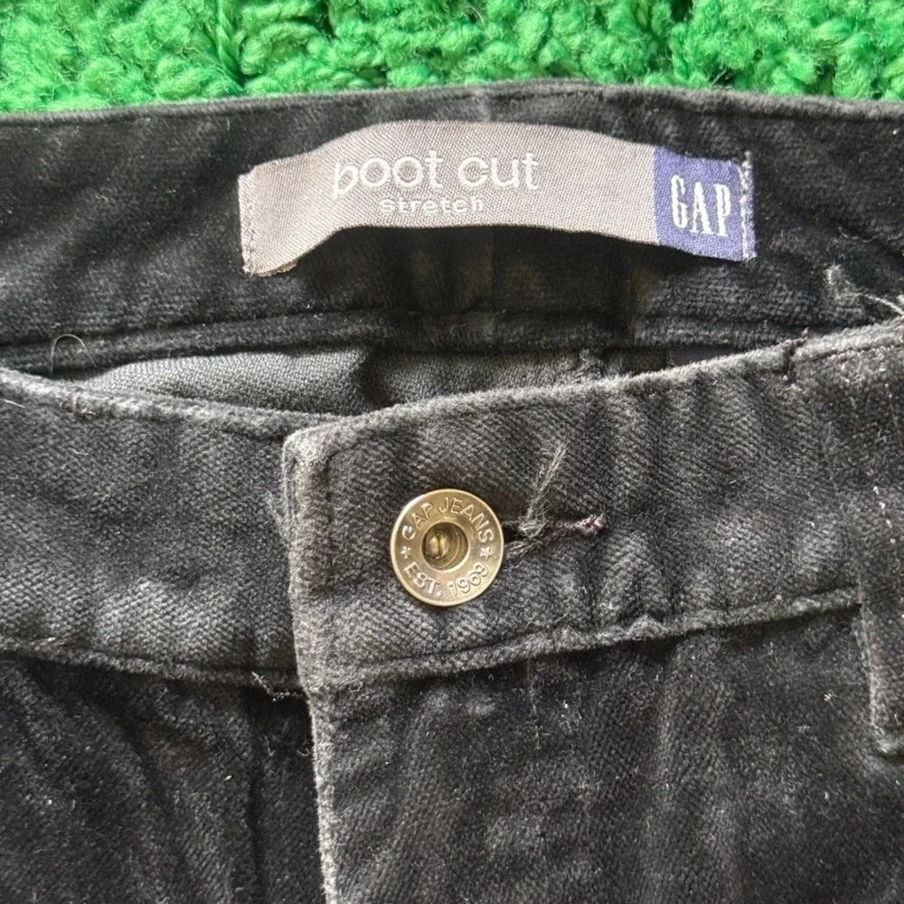 GAP Black‎ Corduroy Bootcut Stretch Jeans Women's Size 4R